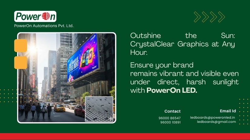 Outshine the Sun: Crystal-Clear Graphics at Any Hour.